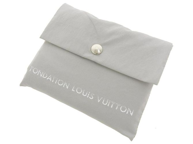 Louis Vuitton Eco Bag Nylon Polyester Dot Pattern Grey - view 5
