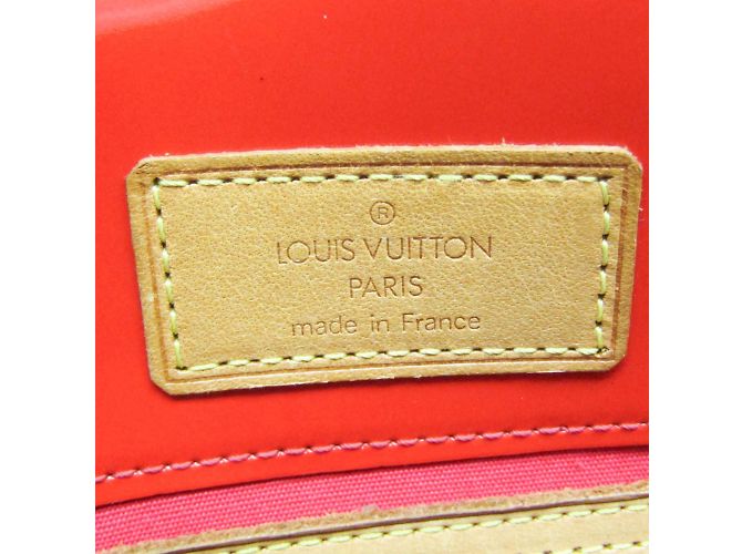 Borsa Louis Vuitton Monogram Vernis Reade PM Rosso - vista 12