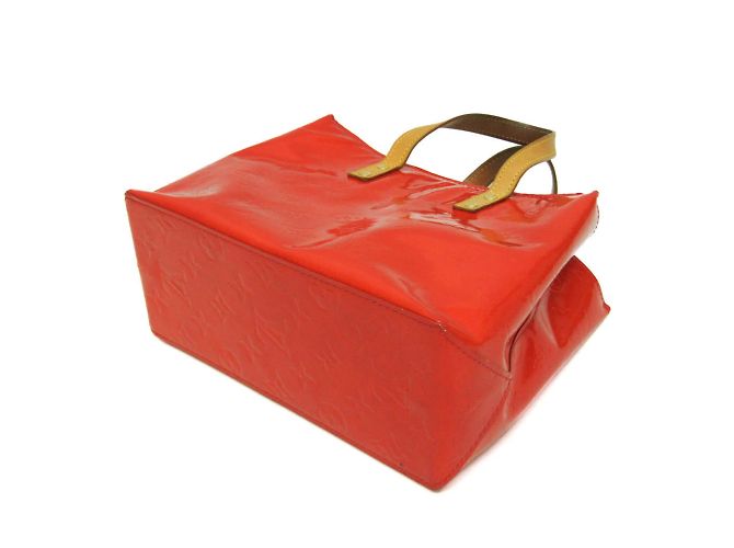 Borsa Louis Vuitton Monogram Vernis Reade PM Rosso - vista 2