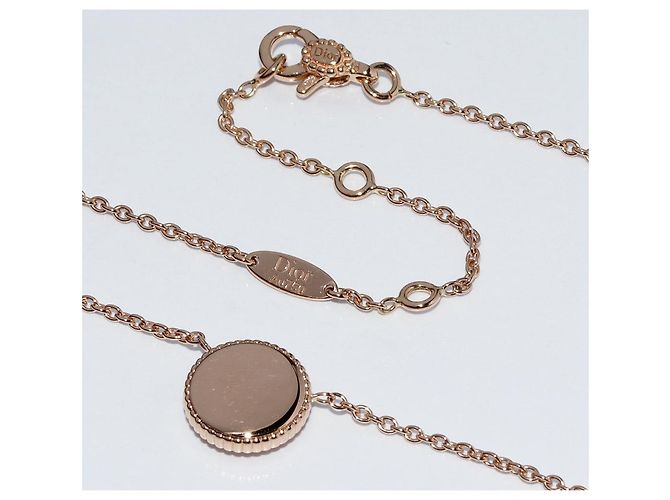 Collana Pendente Rosa dei Venti K18PG Christian Dior JRDV95187_0000 D'oro - vista 3