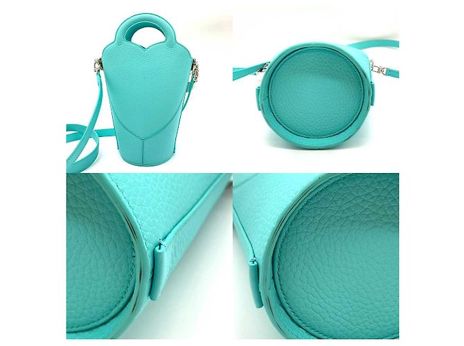 Bolsa crossbody mini de couro Tiffany & Co Azul - vista 2