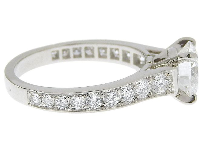 Cartier Platin-Diamantring Pt950 1,50 ct #52 Weiß - Ansicht 3