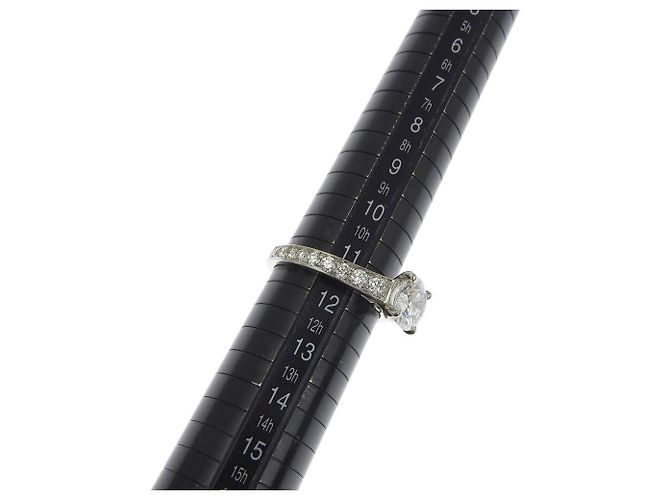 Cartier Platin-Diamantring Pt950 1,50 ct #52 Weiß - Ansicht 4