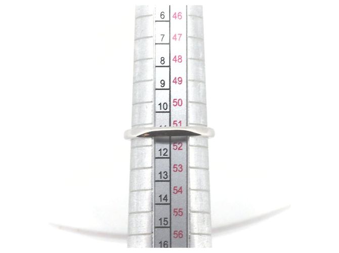 Autre Marque Gebrauchter Niwaka-Diamantring 0,20CT PT950 Platin Größe 11 - Ansicht 7