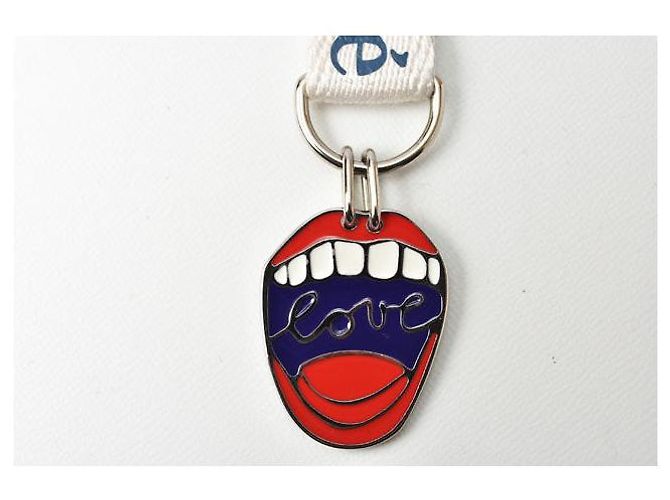 Chloé Portachiavi/Charm da borsa Motivo Topo Chloe, Naturale/Argento, 22cm - vista 3