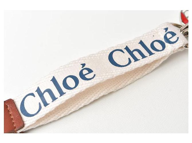 Chloé Portachiavi/Charm da borsa Motivo Topo Chloe, Naturale/Argento, 22cm - vista 5