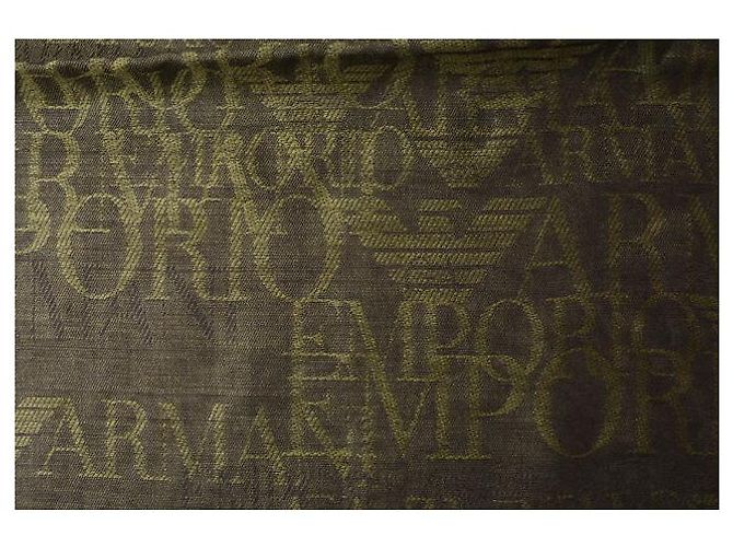 Bufanda de invierno Emporio Armani verde militar - vista 3