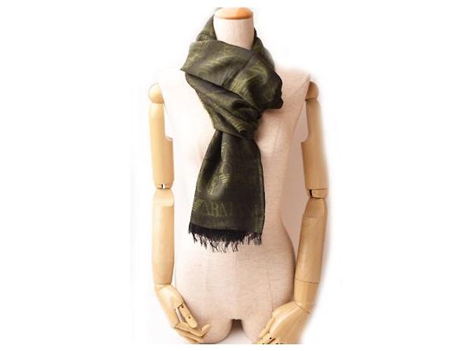 Bufanda de invierno Emporio Armani verde militar - vista 5