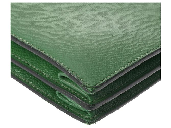 Hermès Borsa a tracolla Hermes Kelly Depeche 38 Verde - vista 6