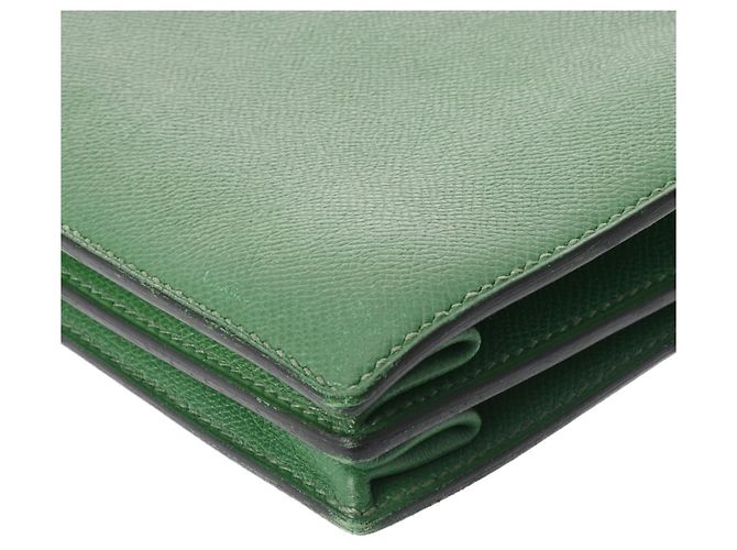 Hermès Borsa a tracolla Hermes Kelly Depeche 38 Verde - vista 7
