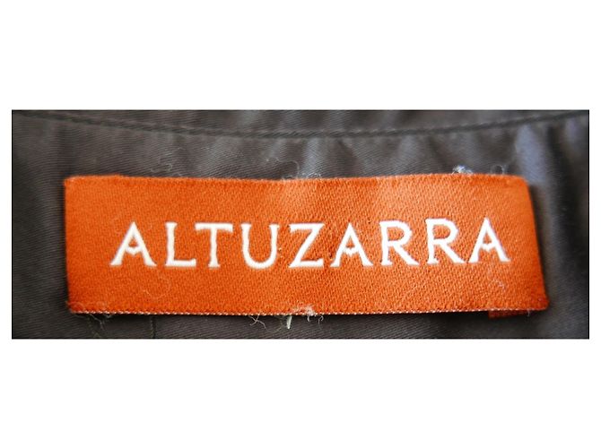 Schwarzes Baumwoll-Popeline-Hemd Kleid mit Bindegürtel Altuzarra Chloris - Ansicht 6