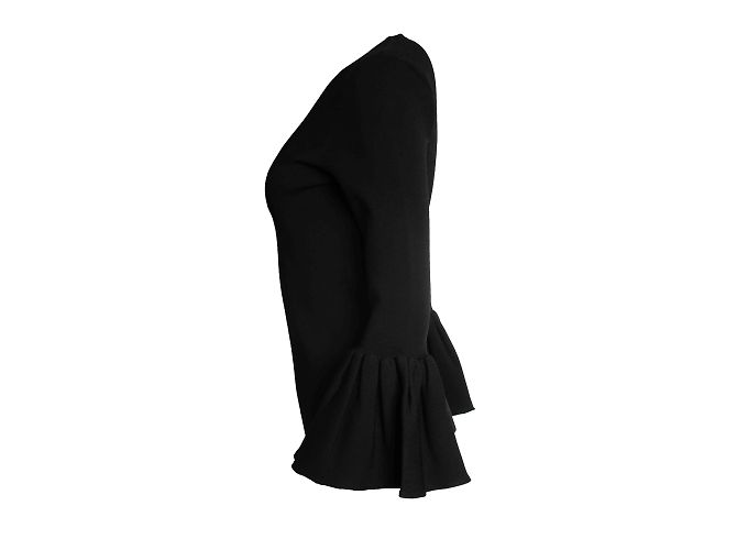 Autre Marque Suistudio, black Cooper bell sleeve top - view 2