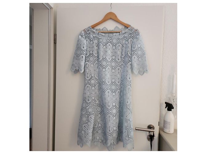 Ermanno Scervino Kleid hellblau aus Polyester - Ansicht 4