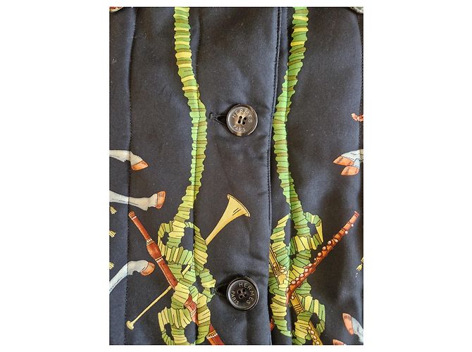 Seltene Hermès-Jacke 'Die Feiern des Sonnenkönigs' Mehrfarben - Ansicht 4