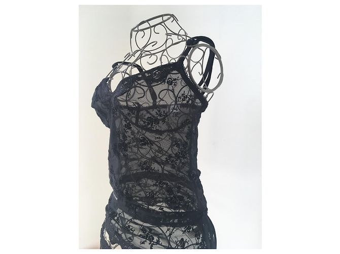 Autre Marque Conjunto de lencería magnífico XS Negro - vista 2