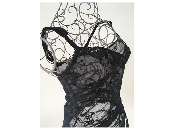 Autre Marque Conjunto de lencería magnífico XS Negro - vista 5