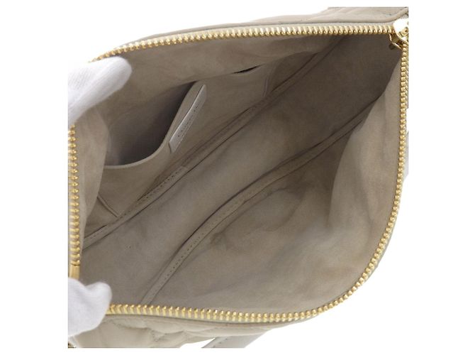 Borsa hobo in pelle Dior Vibe Borsa a spalla singola M7200BNET Beige - vista 3