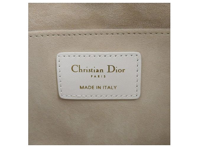 Borsa hobo in pelle Dior Vibe Borsa a spalla singola M7200BNET Beige - vista 8