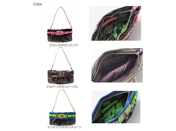 Marc Jacobs Clutch Bag/Accessory Pouch Neon Color Logo - vista 3