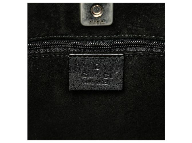Borsa a spalla in pelle nera Gucci - vista 10