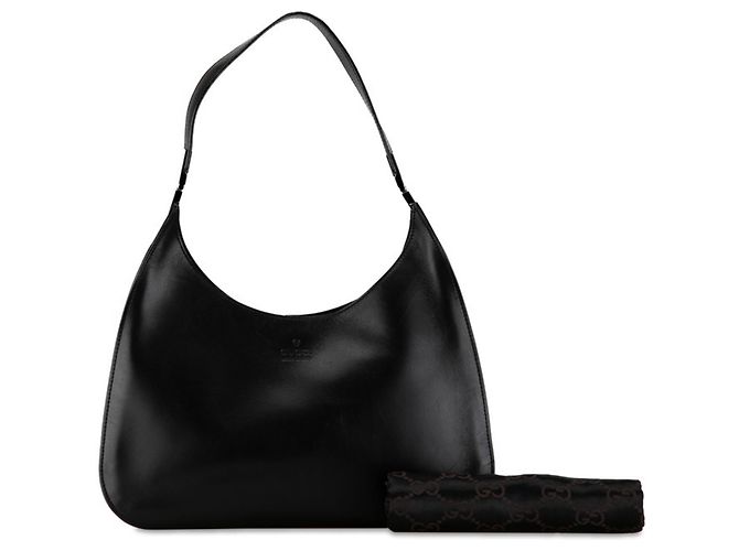 Borsa a spalla in pelle nera Gucci - vista 12