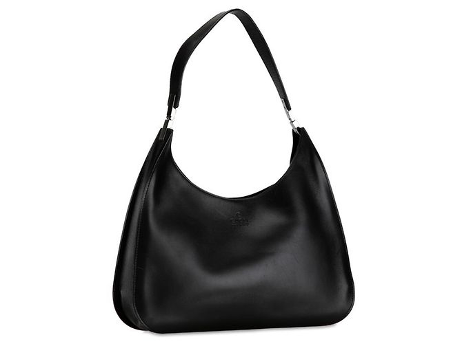 Borsa a spalla in pelle nera Gucci - vista 2