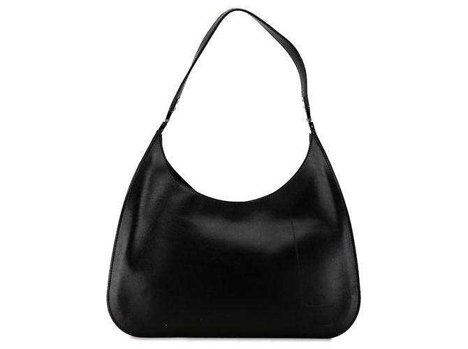 Borsa a spalla in pelle nera Gucci - vista 3