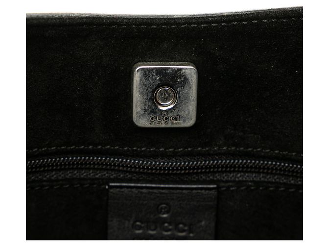 Borsa a spalla in pelle nera Gucci - vista 7