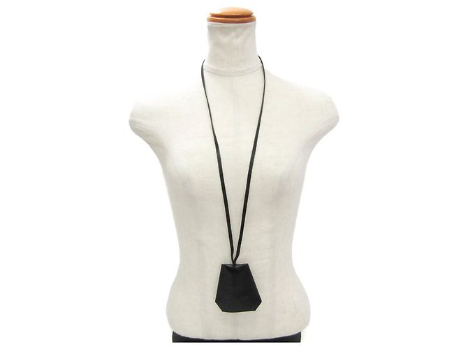 Ring Hermès Collana pendente a forma di chiave Hermes Clochette Nero - vista 8