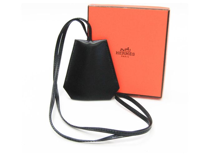 Ring Hermès Collana pendente a forma di chiave Hermes Clochette Nero - vista 9