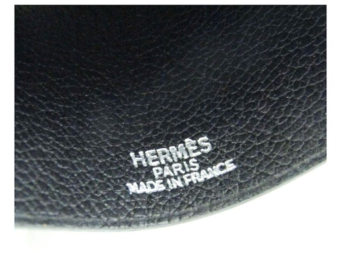 Ring Hermès Halskette mit Schlüsselanhänger Clochette Hermes Schwarz - Ansicht 7