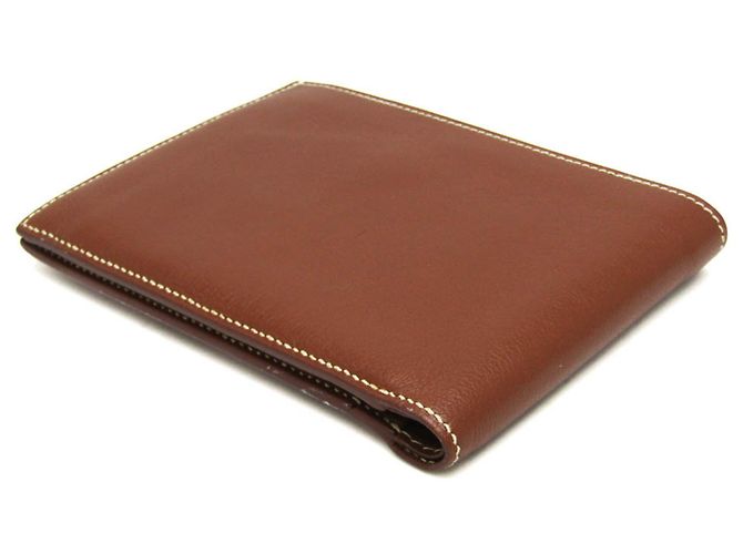 Hermès Hermes MC3 Thales Men's Leather Bi-Fold Wallet Brown - view 2