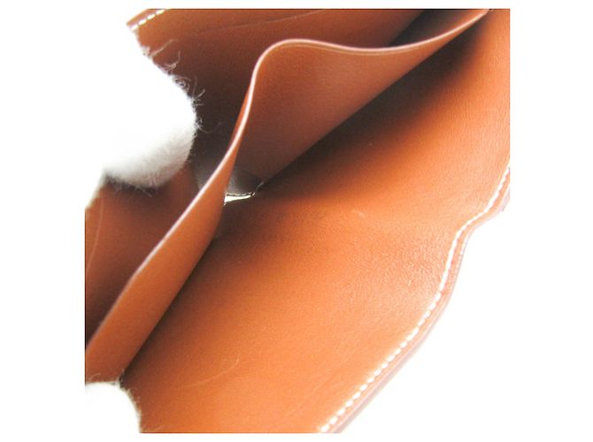 Hermès Hermes MC3 Thales Men's Leather Bi-Fold Wallet Brown - view 4
