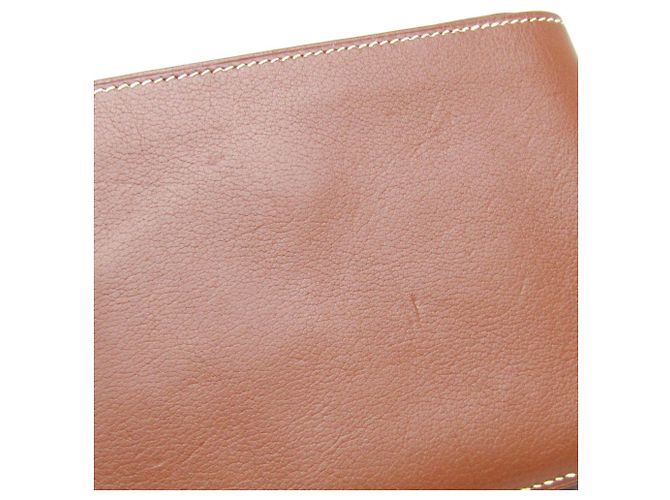 Hermès Hermes MC3 Thales Men's Leather Bi-Fold Wallet Brown - view 9