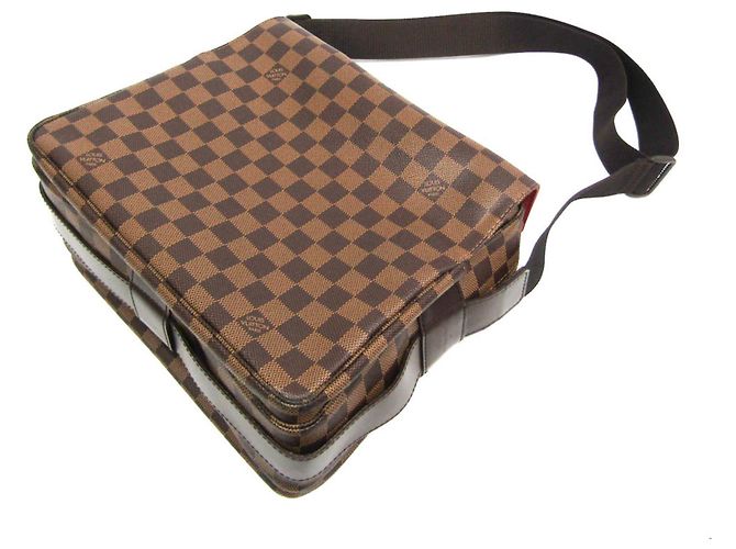 Borsa a spalla da uomo Louis Vuitton Damier Naviglio N45255 Damier ebene - vista 2