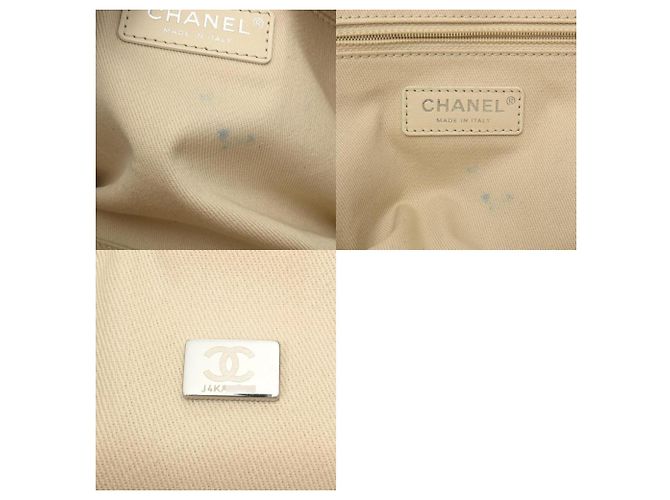 Borsa da bowling Chanel Deauville Bianco sporco - vista 12