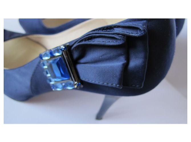 Autre Marque Décolleté in tela Roberto Botella con gioiello turchese blu 38 IT - vista 12