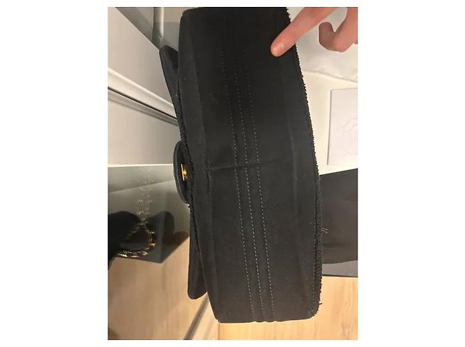 Timeless Chanel classico in denim primavera estate 2020 Nero - vista 3