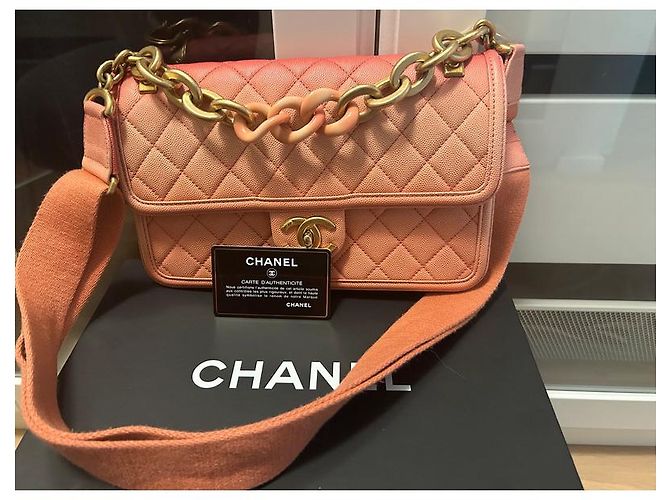 Trendy CC Tramonto di Chanel sul mare Rosa - vista 2
