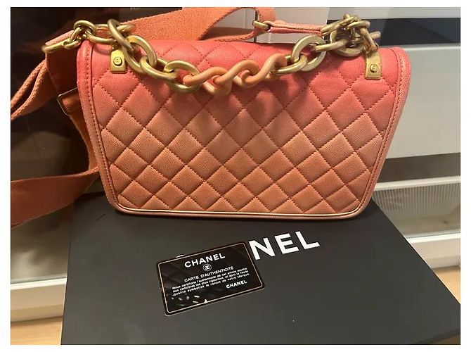 Trendy CC Tramonto di Chanel sul mare Rosa - vista 6