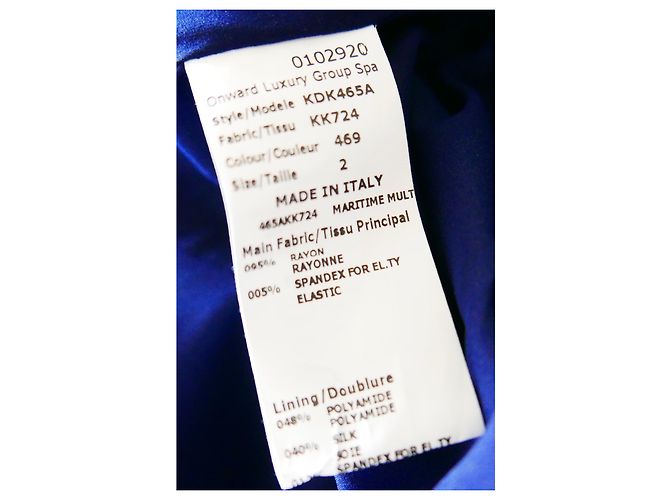 Vestido de estampado floral azul de la colección Michael Kors - vista 5