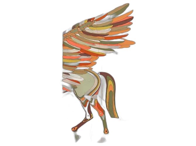 Hermès Il Pegaso di Hermes 140 Grigio Cachi - vista 10