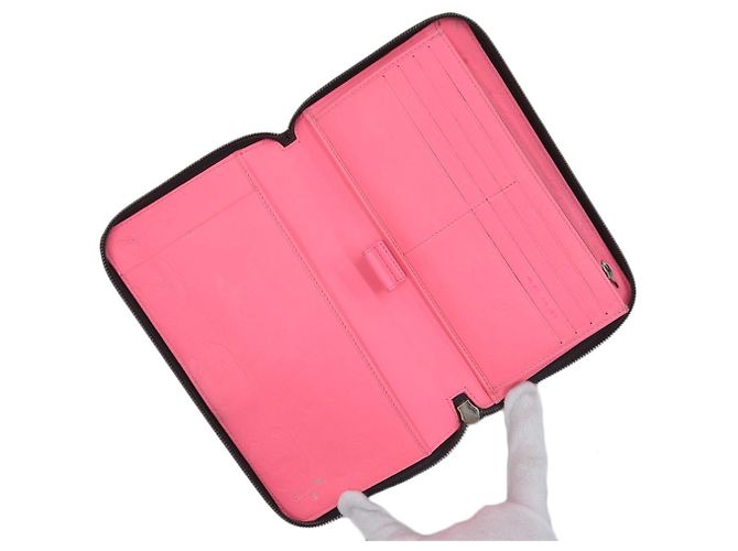 Monedero Chanel Cambon Line Negro Blanco - vista 8