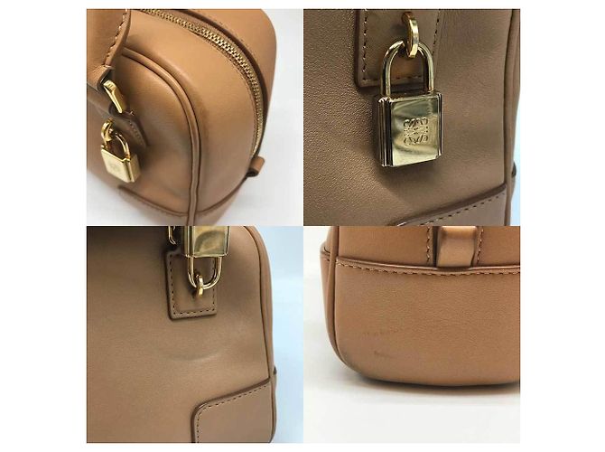 Borsa quadrata Amazona 16 di Loewe Beige - vista 4
