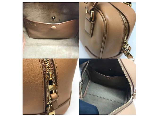 Borsa quadrata Amazona 16 di Loewe Beige - vista 5
