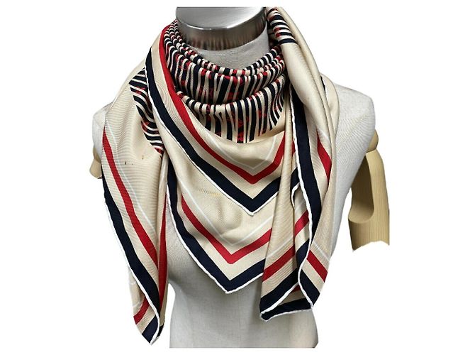 Louis Vuitton Alma Muster Schal Schwarz Beige - Ansicht 10