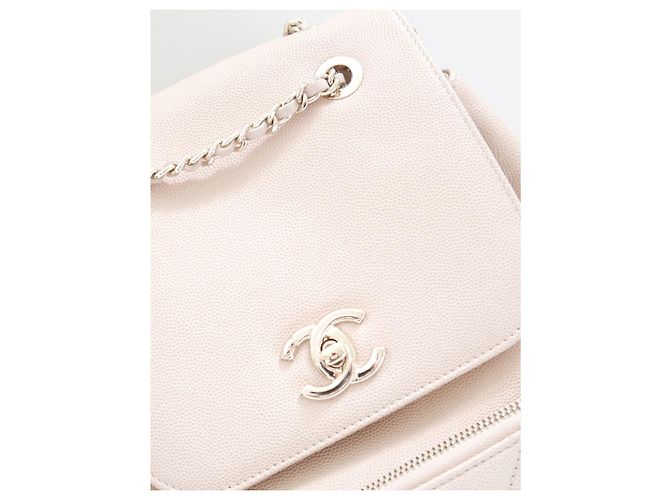 Chanel Business Affinity Backpack Beige Caviar Leather - view 2