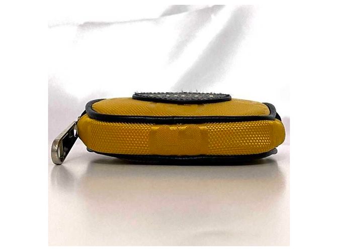 Charm per borsa Gucci Nero e Giallo in Pelle e Nylon - vista 4