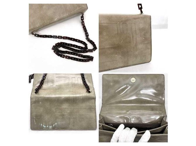 Borsa a spalla in tartaruga Prada - vista 9