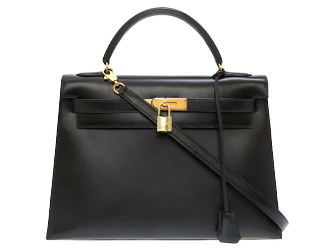 Hermès Borsa Hermes Kelly 32 Nero - vista 2